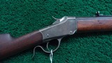 ANTIQUE WINCHESTER MODEL 1985 LOW WALL RIFLE IN 32 WCF - 1 of 25