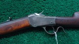 ANTIQUE WINCHESTER MODEL 1985 LOW WALL RIFLE IN 32 WCF - 2 of 25
