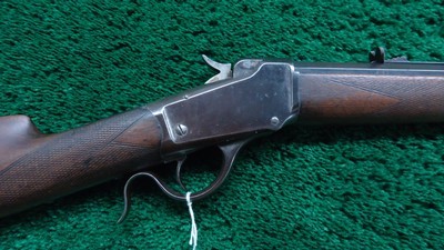 ANTIQUE WINCHESTER MODEL 1885 LOW WALL RIFLE IN 32 SHORT RF