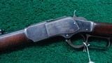 WINCHESTER MODEL 1873 RIFLE WITH 32 INCH OCTAGON BARREL IN 32 WCF - 2 of 24