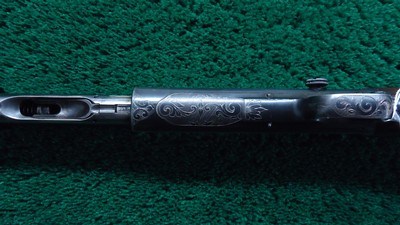 REMINGTON MODEL 14 SLIDE ACTION RIFLE CUSTOM ENGRAVED BY A.A. WHITE IN CALIBER .32 REM - Image 10 of 25