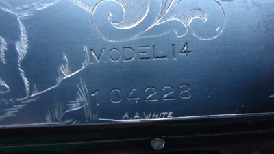 REMINGTON MODEL 14 SLIDE ACTION RIFLE CUSTOM ENGRAVED BY A.A. WHITE IN CALIBER .32 REM - Image 19 of 25