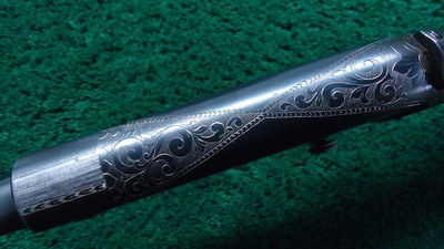 REMINGTON MODEL 14 SLIDE ACTION RIFLE CUSTOM ENGRAVED BY A.A. WHITE IN CALIBER .32 REM - Image 9 of 25