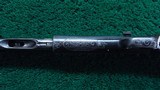 REMINGTON MODEL 14 SLIDE ACTION RIFLE CUSTOM ENGRAVED BY A.A. WHITE IN CALIBER .32 REM - 10 of 25