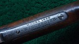 WINCHESTER MODEL 1890 SLIDE ACTION TAKEDOWN RIFLE WITH A-5 SCOPE IN 22 LR - 9 of 24