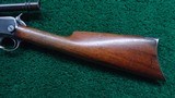 WINCHESTER MODEL 1890 SLIDE ACTION TAKEDOWN RIFLE WITH A-5 SCOPE IN 22 LR - 20 of 24