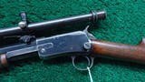WINCHESTER MODEL 1890 SLIDE ACTION TAKEDOWN RIFLE WITH A-5 SCOPE IN 22 LR - 2 of 24