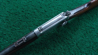RARE WINCHESTER MODEL 94/95 HYBRID SADDLE RING CARBINE MANUFACTURED WITH A MODEL 95 BARREL CHAMBERED IN 30 WCF - Image 3 of 25