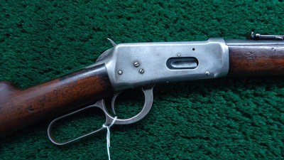 RARE WINCHESTER MODEL 94/95 HYBRID SADDLE RING CARBINE MANUFACTURED WITH A MODEL 95 BARREL CHAMBERED IN 30 WCF
