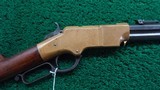 NICE ANTIQUE HENRY REPEATING RIFLE - 1 of 23