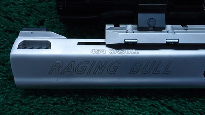 TAURUS MODEL 454 CASULL RAGING BULL STAINLESS REVOLVER - Image 9 of 13