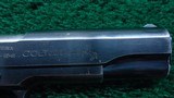 RARE COLT 1911 A1 FROM ARGENTINE 1941 NAVY CONTRACT with the Swartz Safety device - 8 of 21