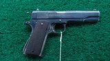 RARE COLT 1911 A1 FROM ARGENTINE 1941 NAVY CONTRACT with the Swartz Safety device