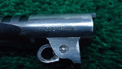 RARE COLT 1911 A1 FROM ARGENTINE 1941 NAVY CONTRACT with the Swartz Safety device - Image 16 of 21