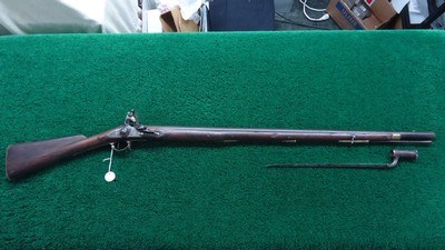 VERY RARE MODEL 1809 BROWN BESS FLINTLOCK FLINTLOCK MUSKET - Image 19 of 19