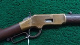 WINCHESTER MODEL 1866 RIFLE WITH HENRY MARKED BARREL - 1 of 22