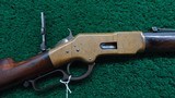 SCARCE WINCHESTER MODEL 1866 RIFLE WITH EARLY HENRY MARKED BARREL - 1 of 25