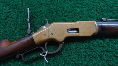 SCARCE WINCHESTER MODEL 1866 RIFLE WITH EARLY HENRY MARKED BARREL