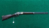 SILVER PLATED WINCHESTER MODEL 1866 RIFLE WITH HENRY MARKED BARREL - 24 of 24