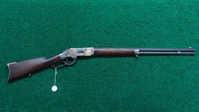 SILVER PLATED WINCHESTER MODEL 1866 RIFLE WITH HENRY MARKED BARREL - Image 24 of 24