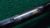 SILVER PLATED WINCHESTER MODEL 1866 RIFLE WITH HENRY MARKED BARREL - 9 of 24