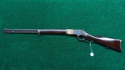 SILVER PLATED WINCHESTER MODEL 1866 RIFLE WITH HENRY MARKED BARREL - Image 23 of 24