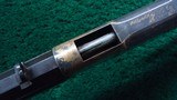 SILVER PLATED WINCHESTER MODEL 1866 RIFLE WITH HENRY MARKED BARREL - 11 of 24