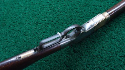 SILVER PLATED WINCHESTER MODEL 1866 RIFLE WITH HENRY MARKED BARREL - Image 3 of 24