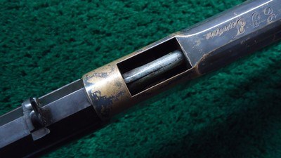 SILVER PLATED WINCHESTER MODEL 1866 RIFLE WITH HENRY MARKED BARREL - Image 11 of 24