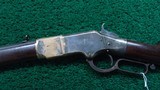 SILVER PLATED WINCHESTER MODEL 1866 RIFLE WITH HENRY MARKED BARREL - 2 of 24