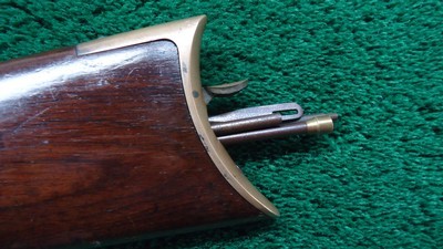 SILVER PLATED WINCHESTER MODEL 1866 RIFLE WITH HENRY MARKED BARREL - Image 15 of 24