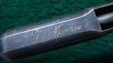 SILVER PLATED WINCHESTER MODEL 1866 RIFLE WITH HENRY MARKED BARREL - 8 of 24