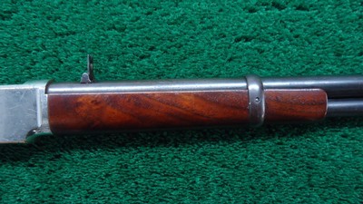 FRENCH RETAILER MARKED NICKEL WINCHESTER 1866 SRC - Image 5 of 16