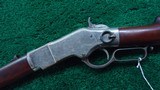 FRENCH RETAILER MARKED NICKEL WINCHESTER 1866 SRC - 2 of 16