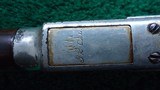 SPECIAL ORDER WINCHESTER MODEL 1873 HALF NICKEL RIFLE IN 32-20 - 13 of 25
