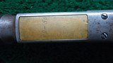 SPECIAL ORDER WINCHESTER MODEL 1876 SHORT RIFLE CHAMBERED FOR .40-60 - 13 of 25