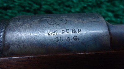 HIGH CONDITION C.G. HAENEL GERMAN SPORTER MODEL 1888 BOLT ACTION RIFLE - Image 13 of 22