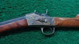 REMINGTON No. 1 ROLLING BLOCK SINGLE SHOT SPORTING RIFLE IN .38 RF - 2 of 25