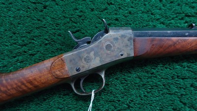 REMINGTON No. 1 ROLLING BLOCK SINGLE SHOT SPORTING RIFLE IN .38 RF
