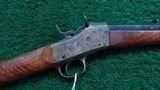 REMINGTON No. 1 ROLLING BLOCK SINGLE SHOT SPORTING RIFLE IN .38 RF