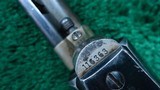 U.S. MARKED COLT ARTILLERY MODEL SINGLE ACTION ARMY REVOLVER WITH HOLSTER RIG - 12 of 23