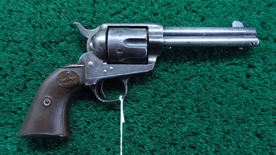 COLT BLACK POWDER FRAME FRONTIER SIX SHOOTER IN CALIBER 44-40