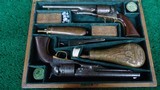 CASED PAIR OF CIVIL WAR ERA COLT MODEL 1860 PERCUSSION REVOLVERS