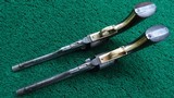 CASED PAIR OF CIVIL WAR ERA COLT MODEL 1860 PERCUSSION REVOLVERS - 5 of 25