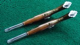 CASED PAIR OF REPRODUCTION PERCUSSION DUELING PISTOLS - 5 of 17