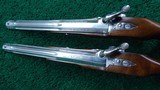 CASED PAIR OF REPRODUCTION PERCUSSION DUELING PISTOLS - 8 of 17