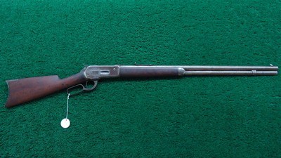 WINCHESTER 1886 ROUND BARREL RIFLE IN 40-65 WCF - Image 15 of 15