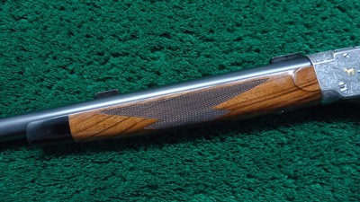 CUSTOM GOLD INLAID RELIEF ENGRAVED SHARPS BORSCHARDT MODEL1878 MID-RANGE SINGLE SHOT RIFLE - Image 16 of 25