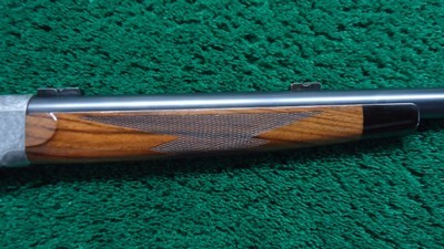 CUSTOM GOLD INLAID RELIEF ENGRAVED SHARPS BORSCHARDT MODEL1878 MID-RANGE SINGLE SHOT RIFLE - Image 5 of 25