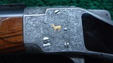 CUSTOM GOLD INLAID RELIEF ENGRAVED SHARPS BORSCHARDT MODEL1878 MID-RANGE SINGLE SHOT RIFLE - 8 of 25